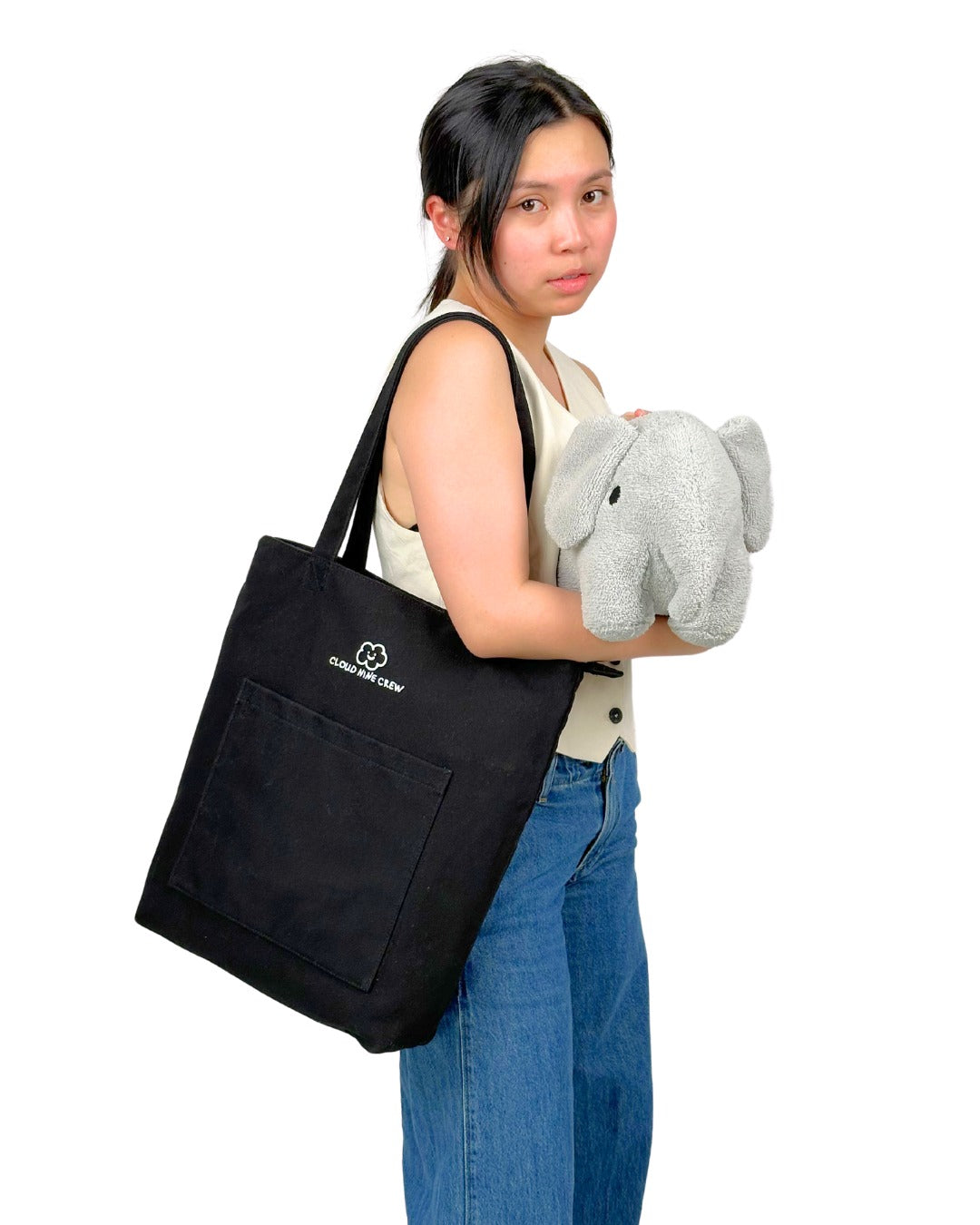 Everyday Tote (Midnight Black) – Cloud Nine Crew