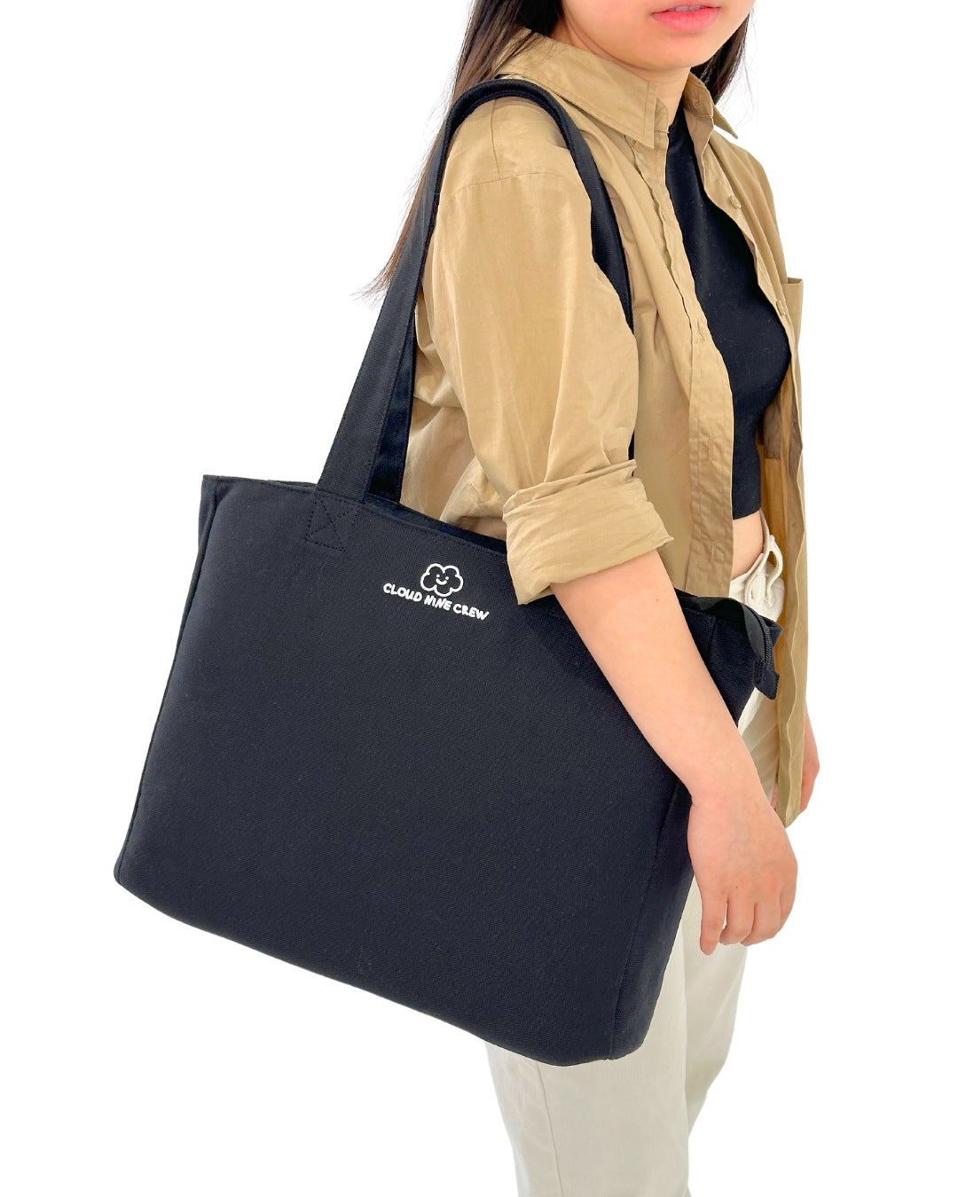 Laptop Tote (Midnight Black) – Cloud Nine Crew