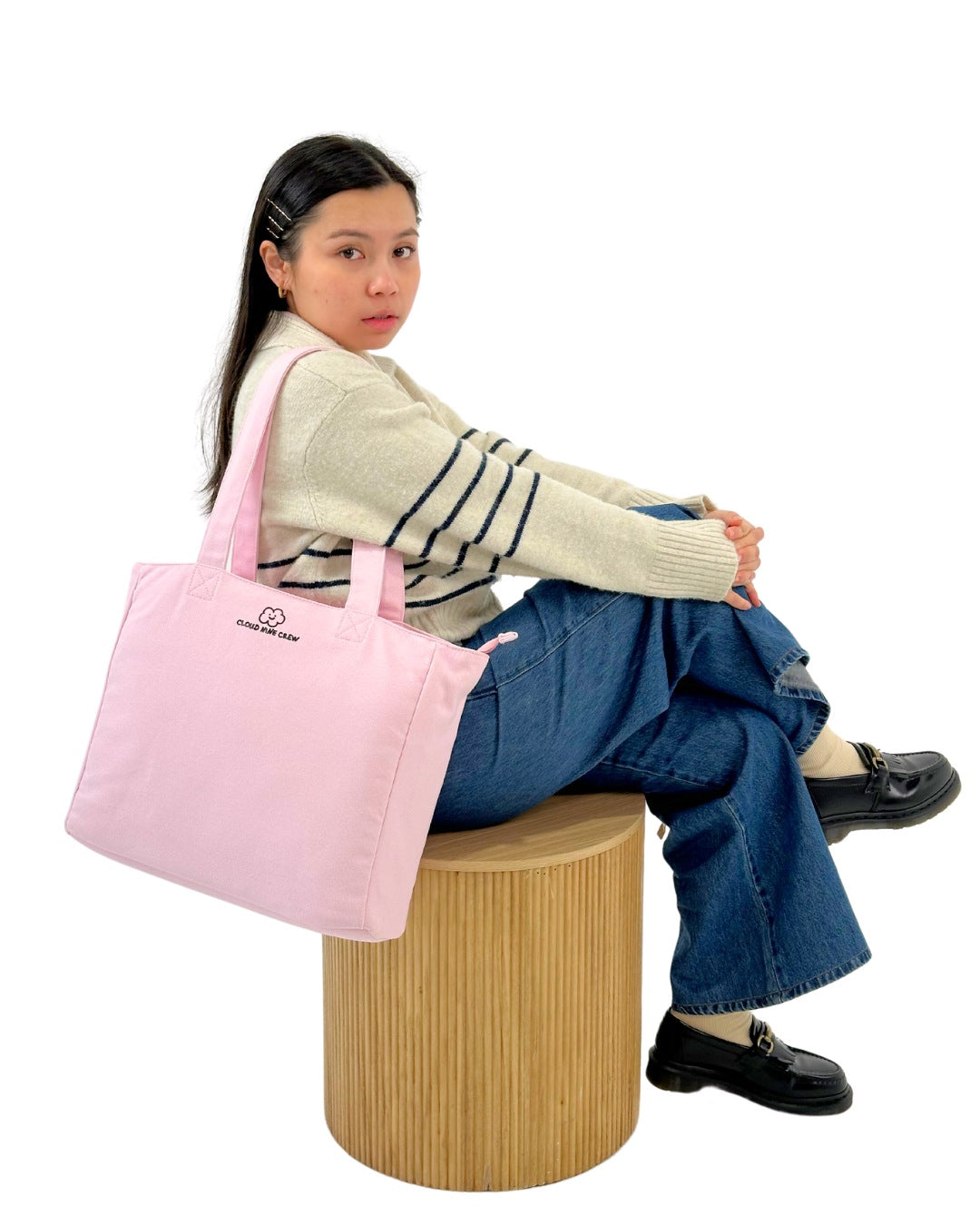 Laptop Tote (Soft Pink) – Cloud Nine Crew