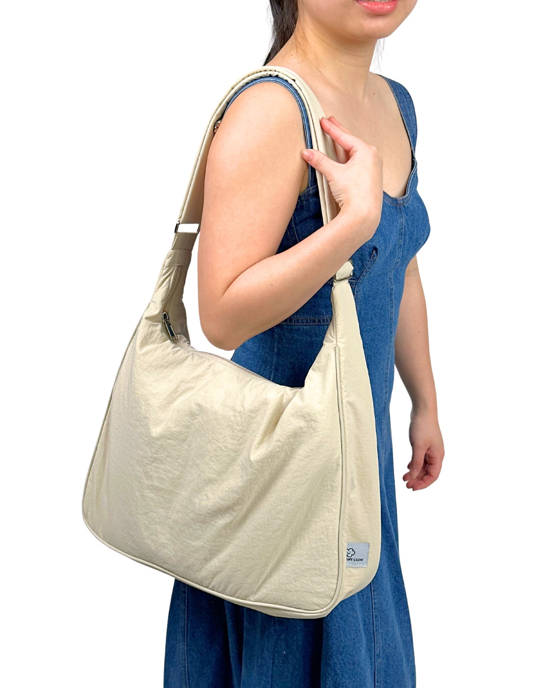 Shoulder Bag (Cream) – Cloud Nine Crew