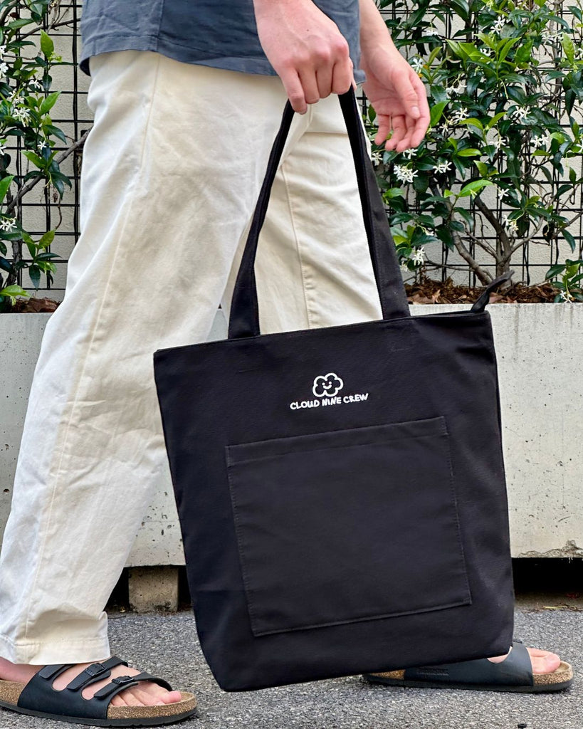 Everyday Tote (Midnight Black) – Cloud Nine Crew